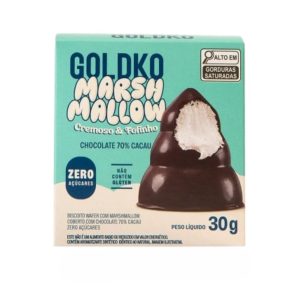 Goldko Marshmallow Chocolate 70% Cacau Zero Açúcar 30g