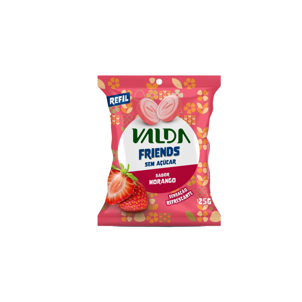 Valda Friends Morango Sachê 25g