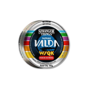 Pastilha Valda Stranger Things Ponche de Frutas Lata 10x50g