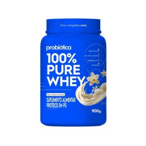 Probiótica 100% Pure Whey Baunilha 900g