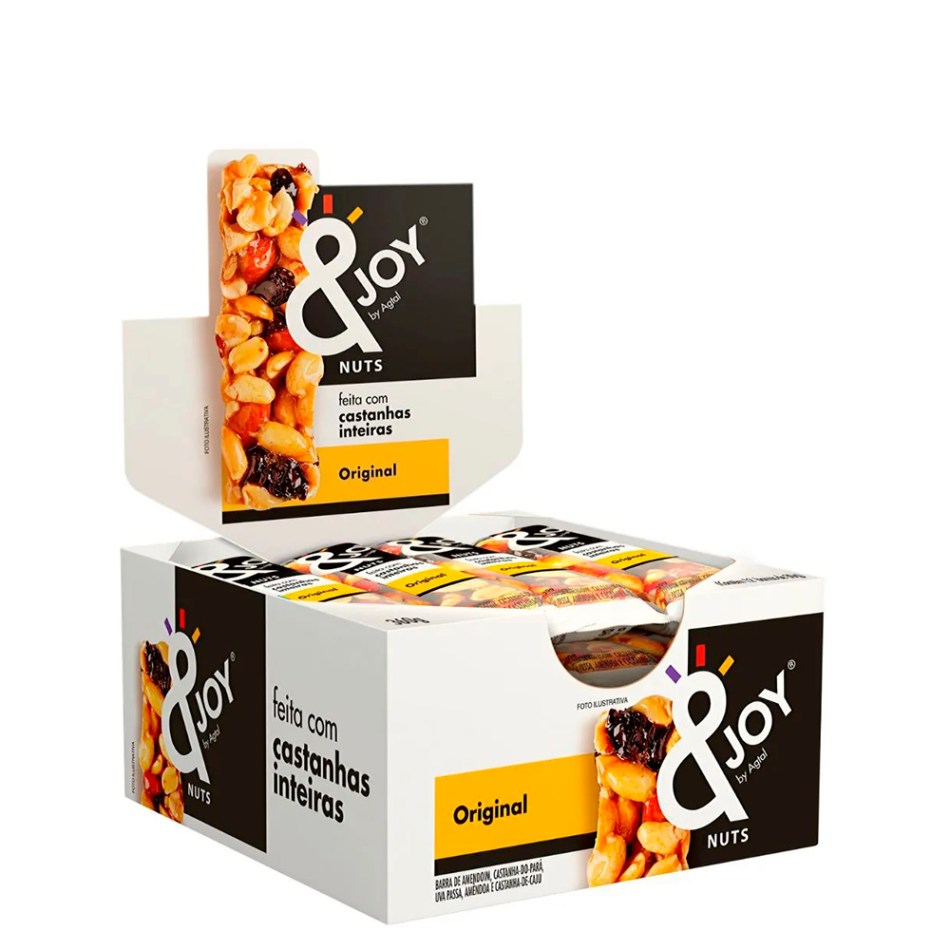 Barra Nuts &Joy Original 30g (Display 12 Unidades) - Rika Distribuidora