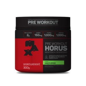 Max Titanium Pre Workout Horus Maçã Verde 300g