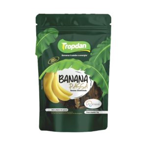 Banana Passa Zero Desidratada Tropdan 1kg
